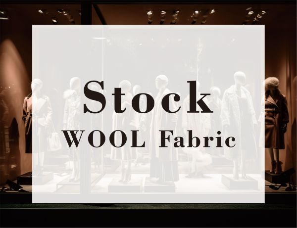 STOCK WOOL FABRIC