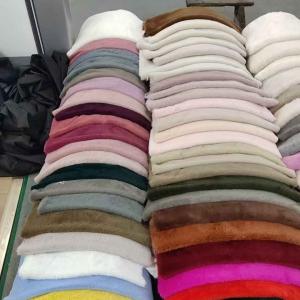 fox fur 100% polyester fur fabric